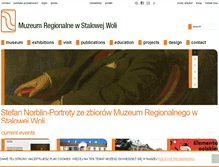 Tablet Screenshot of muzeum.stalowawola.pl